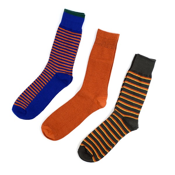 Multi Colored Socks Striped Gift Box