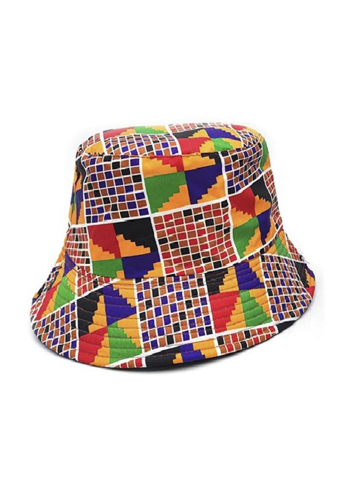 Afro PRINT BUCKET HAT