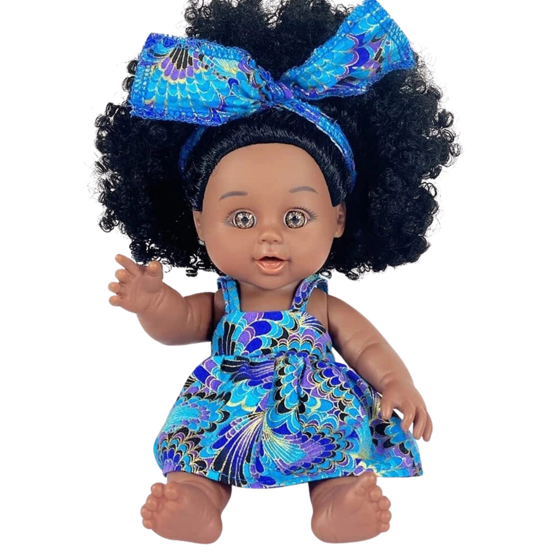 Afro Baby Doll 10in