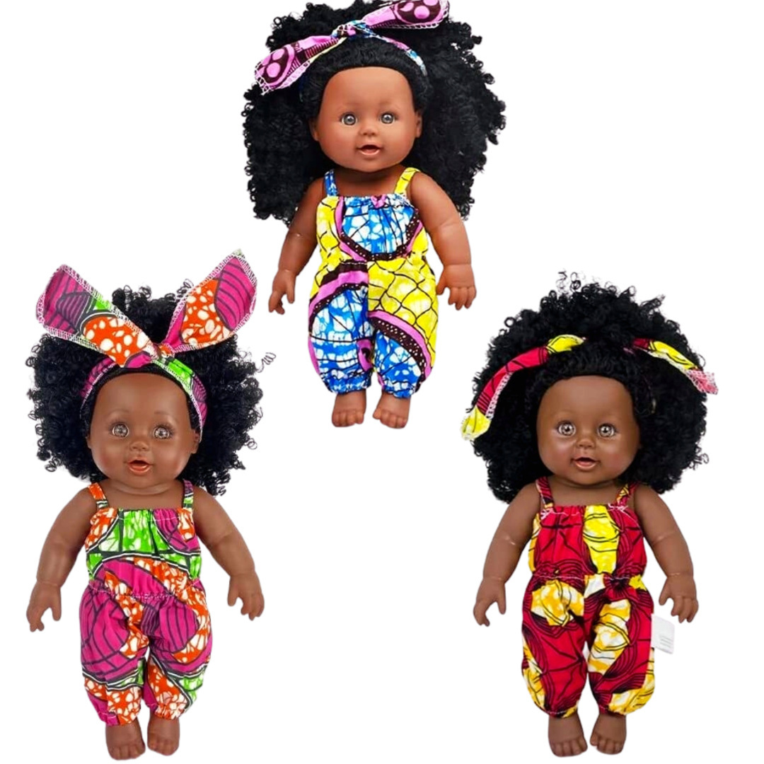 Afro Doll Playtime Outfits