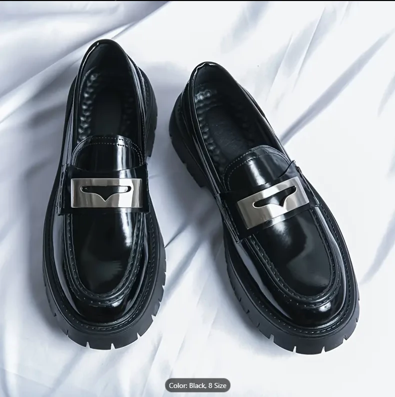 Stylish Thick-sole Penny Loafers