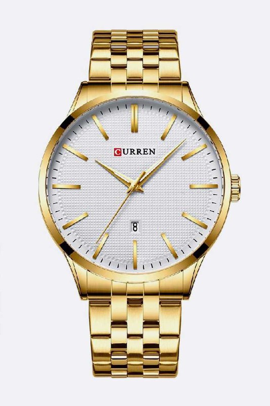 Textured Dial Men's Watch