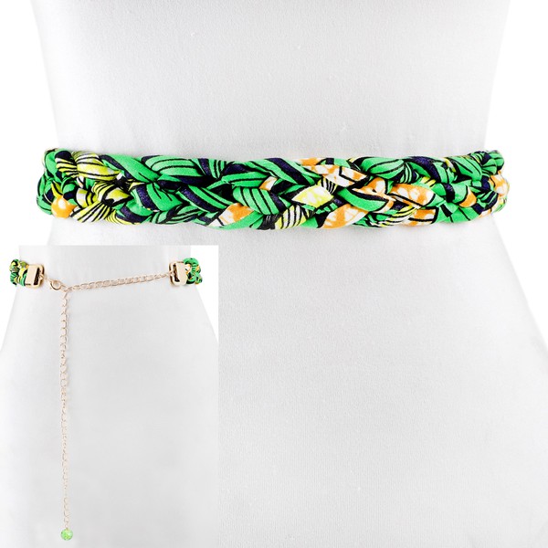 AFRICAN PRINT FABRIC BELT