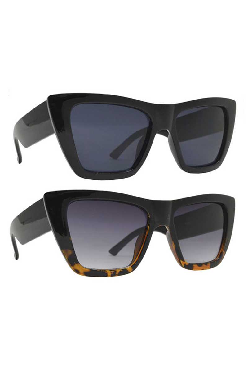FASHION CAT EYE SUNGLASSES 1DZ