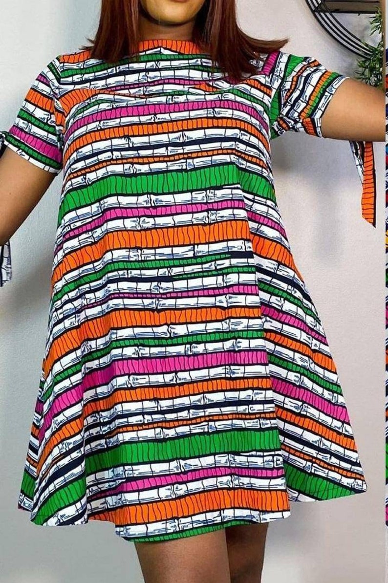 AFRICAN SHIFT DRESS, Leylah
