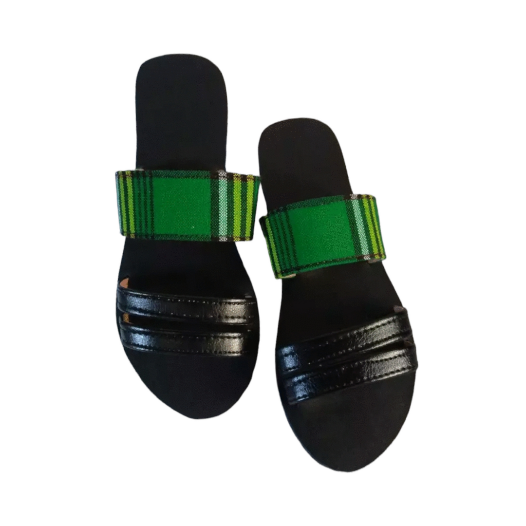 Matching clutch & sandals