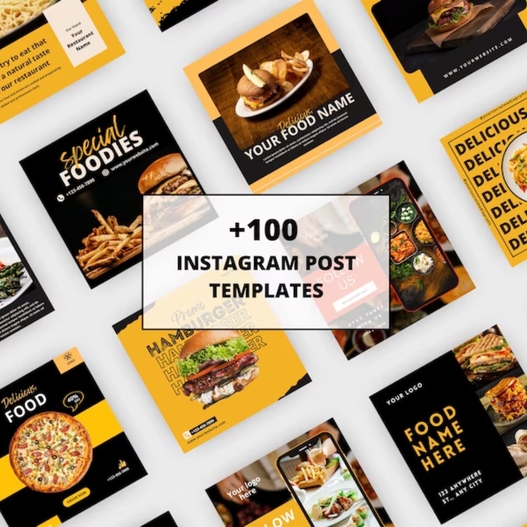 Restaurant Business Social Media Templates