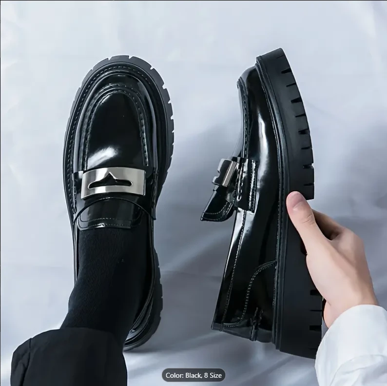 Stylish Thick-sole Penny Loafers